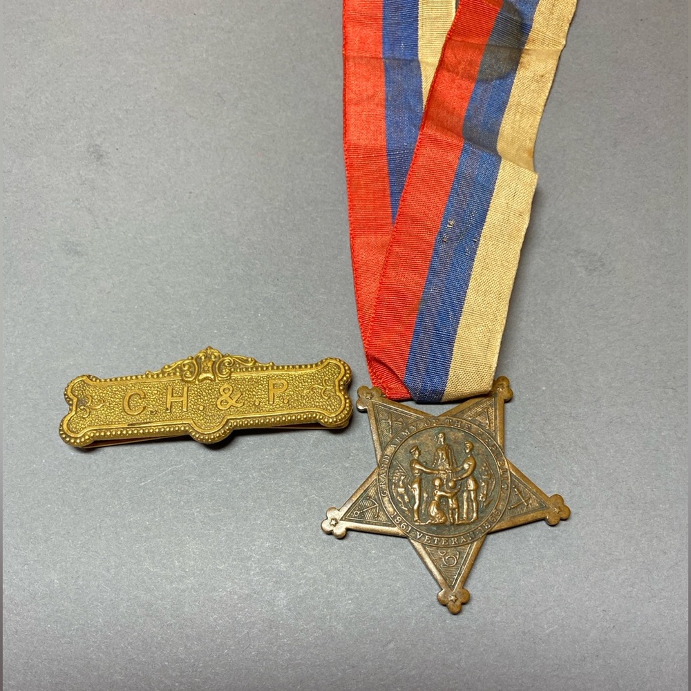 GRAND ARMY OF THE REPUBLIC 1861 1865 CIVIL WAR VETERAN MEDAL